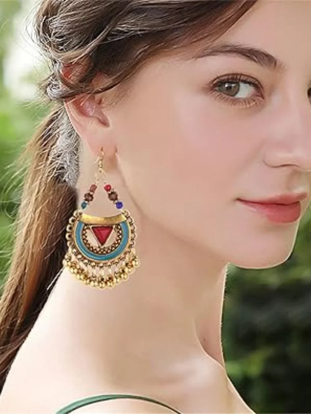 NEW Boho‎ Statement Drop Dangle Earrings Bohemian Ethnic Handmade Beaded Charm